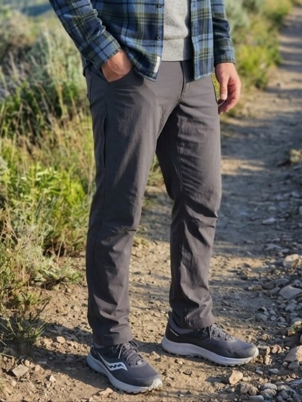 Straight Leg Chino Tech Pant 38x30 Gray Horizon Guide By Eddie Bauer Gorpcore